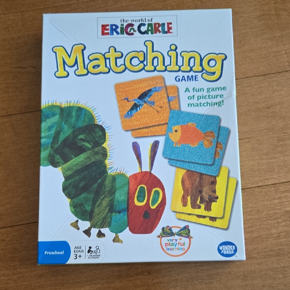 Eric Carle Matching Memory Game
